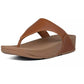 Fitflop SANDAL Lulu TAN Leather WITH Toe Thongs