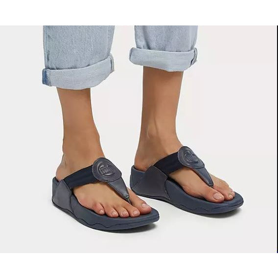 Fitflop toe-post sandal Walkstar Webbing NAVY DX4-339