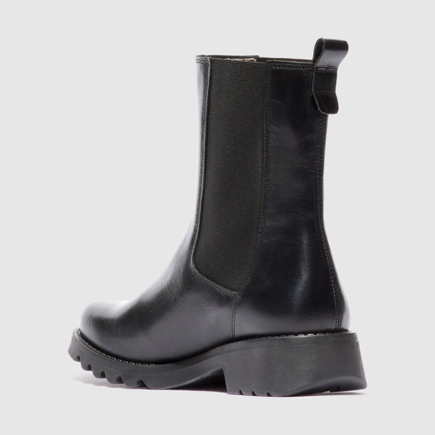 Fly London Chelsea Boot REIN BLACK