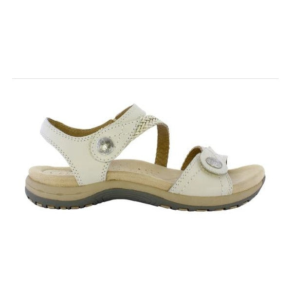 Free Spirit Sandal Malibu Touch Fastening Comfort Sandal SAND WHITE