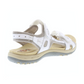 Free Spirit sandal Frisco WHITE adjustable velcro strap