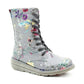 Heavenly Feet Ankle Boot Martina GREY FANTASY with lace and zip