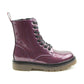 Heavenly Feet Ankle Boot with lace and zip Justina PURPLE SPARKLE