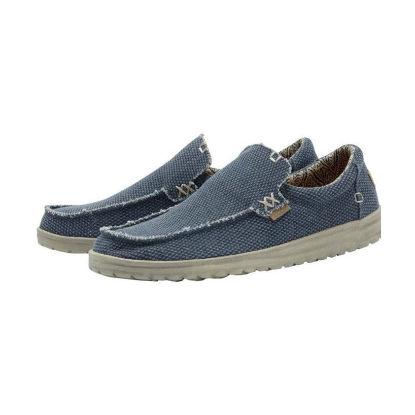 Hey Dudes Mikka BRAIDED BLUE Lightweight Slip On Shoes