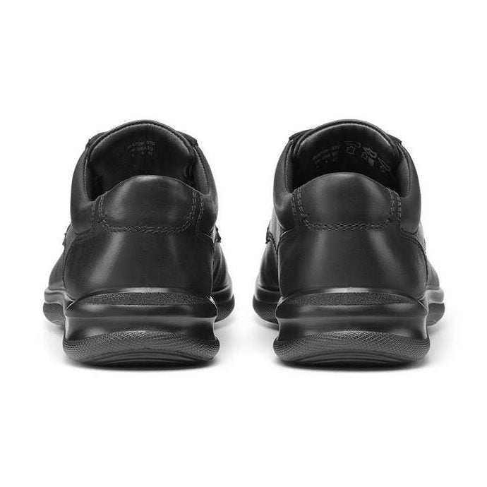 Hotter Burton Black Wide Dual Fit Lace Up Shoe