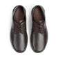 Hotter Burton Brown Leather Wide Dual Fit Lace Up Shoe