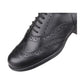 Hush Puppies school shoe Kada BLACK Leather Girls Brogue