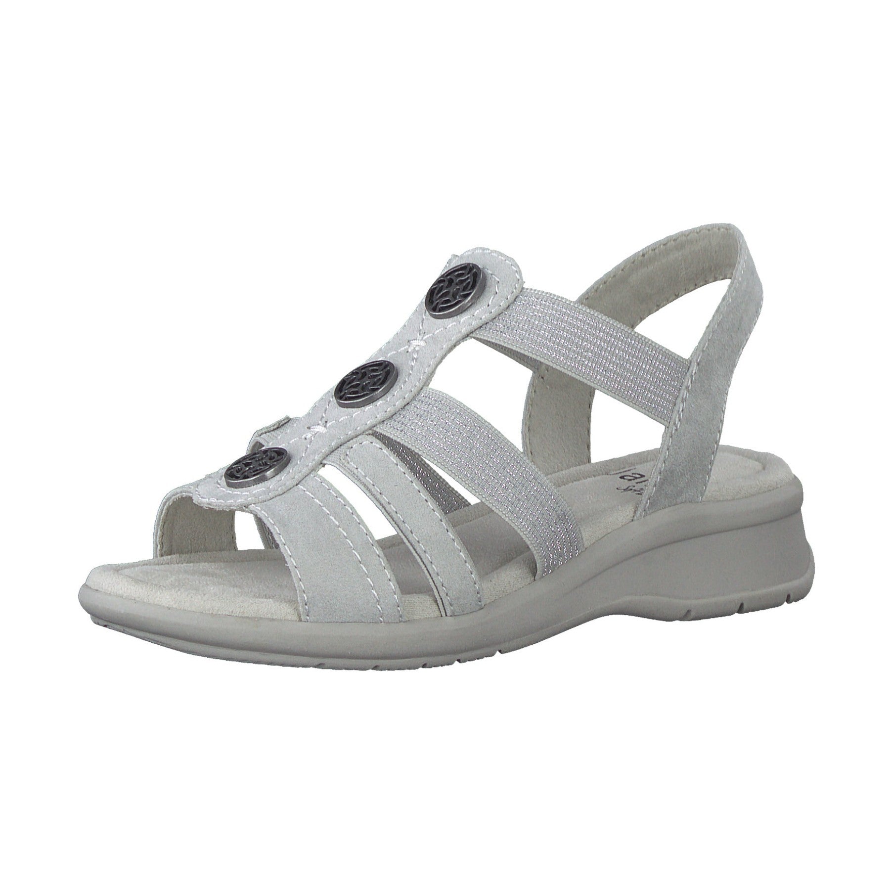 Jana 28165 GREY Slip On Sandals