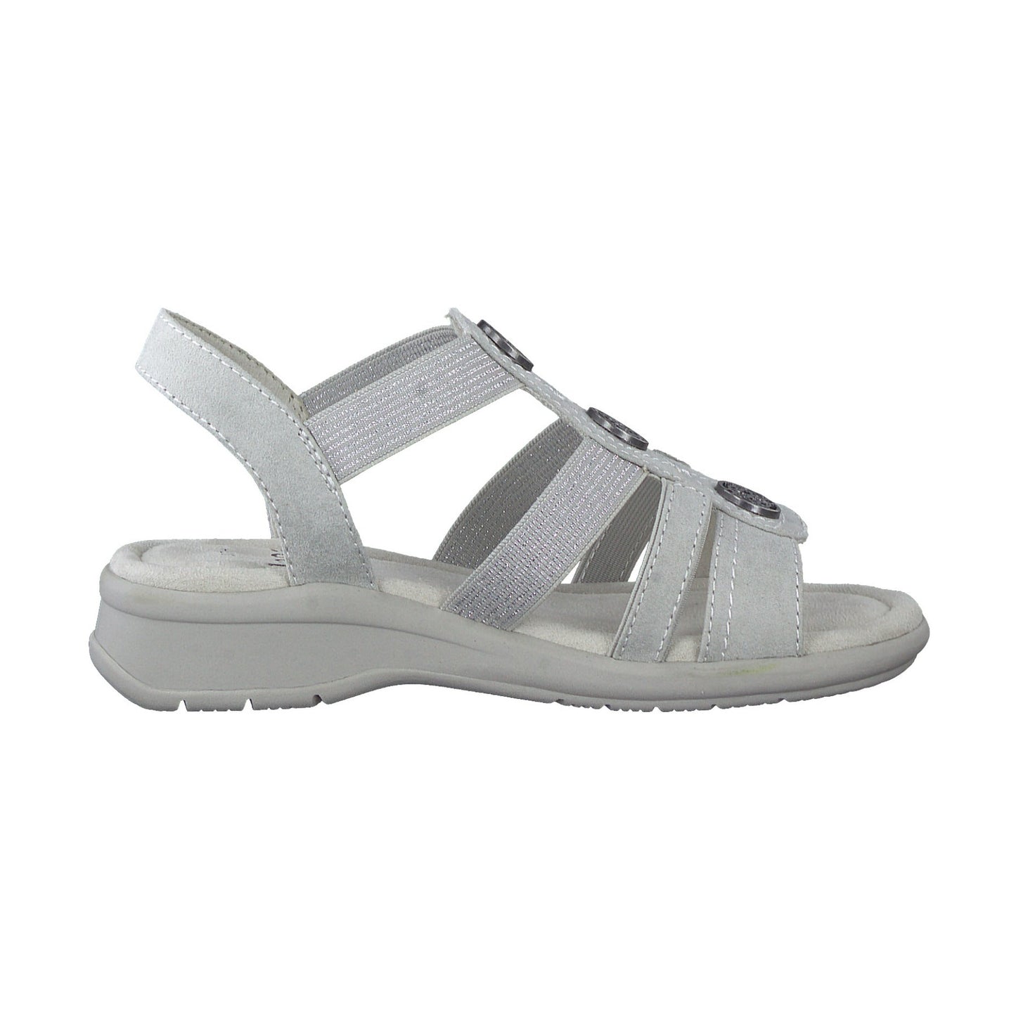 Jana 28165 GREY Slip On Sandals