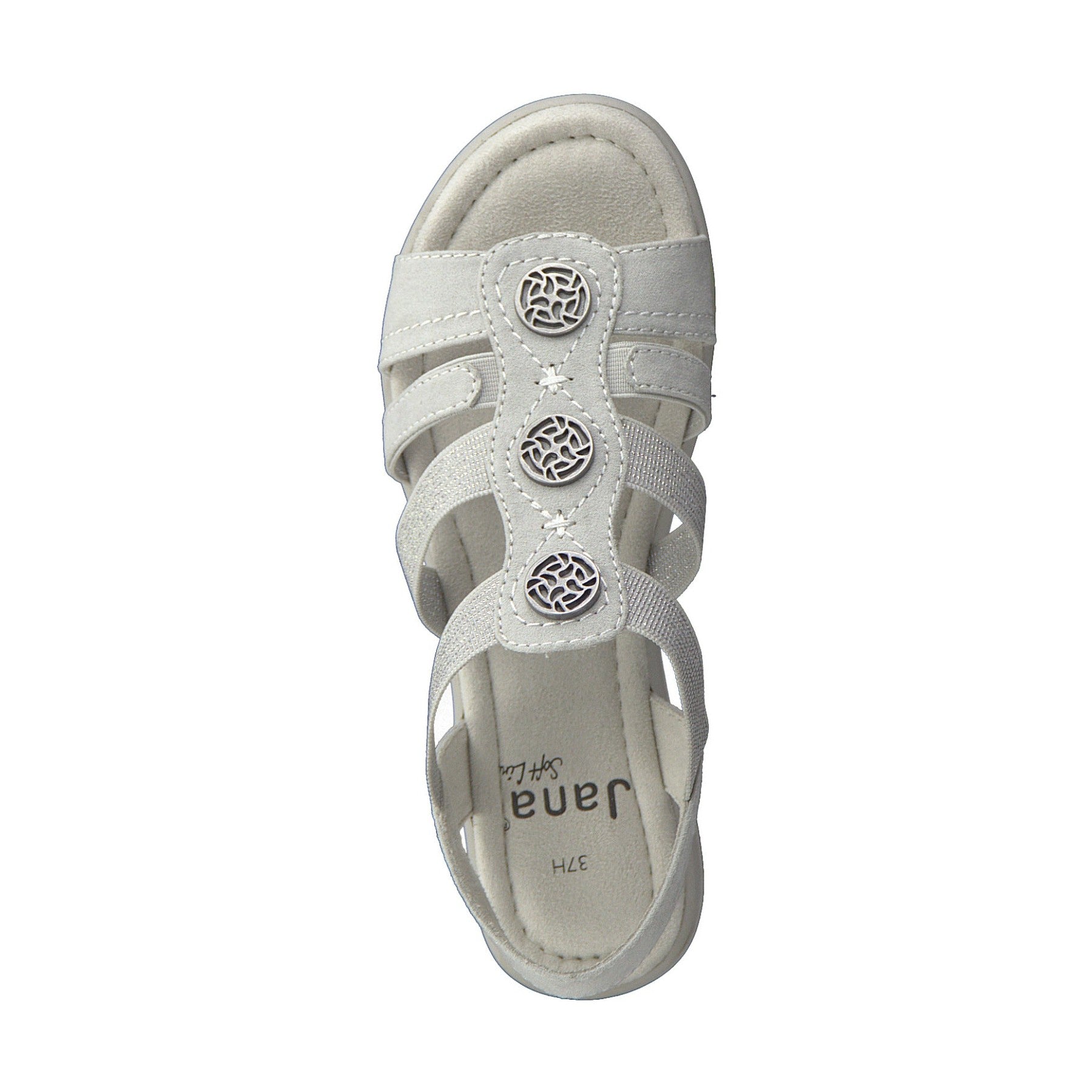 Jana 28165 GREY Slip On Sandals