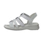 Jana 28165 GREY Slip On Sandals