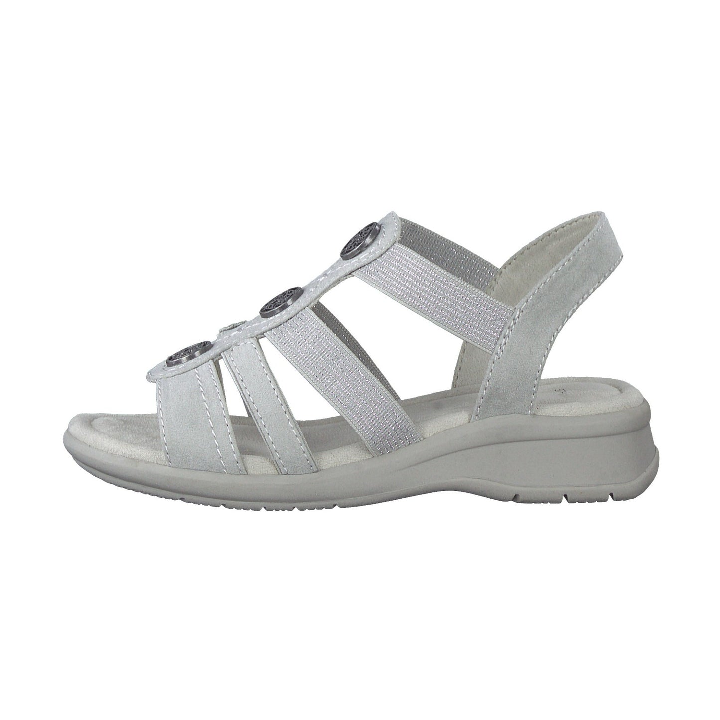 Jana 28165 GREY Slip On Sandals