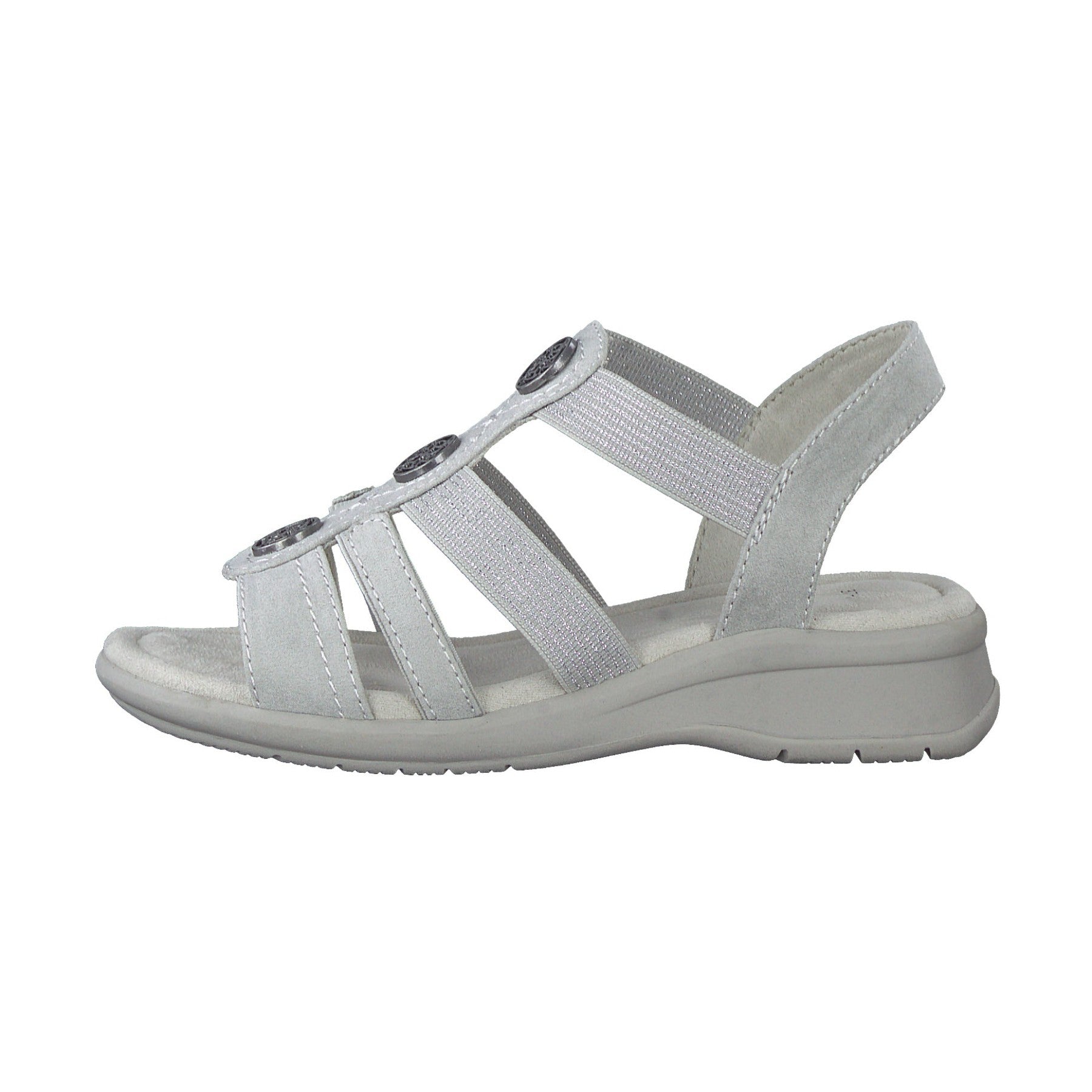Jana 28165 GREY Slip On Sandals