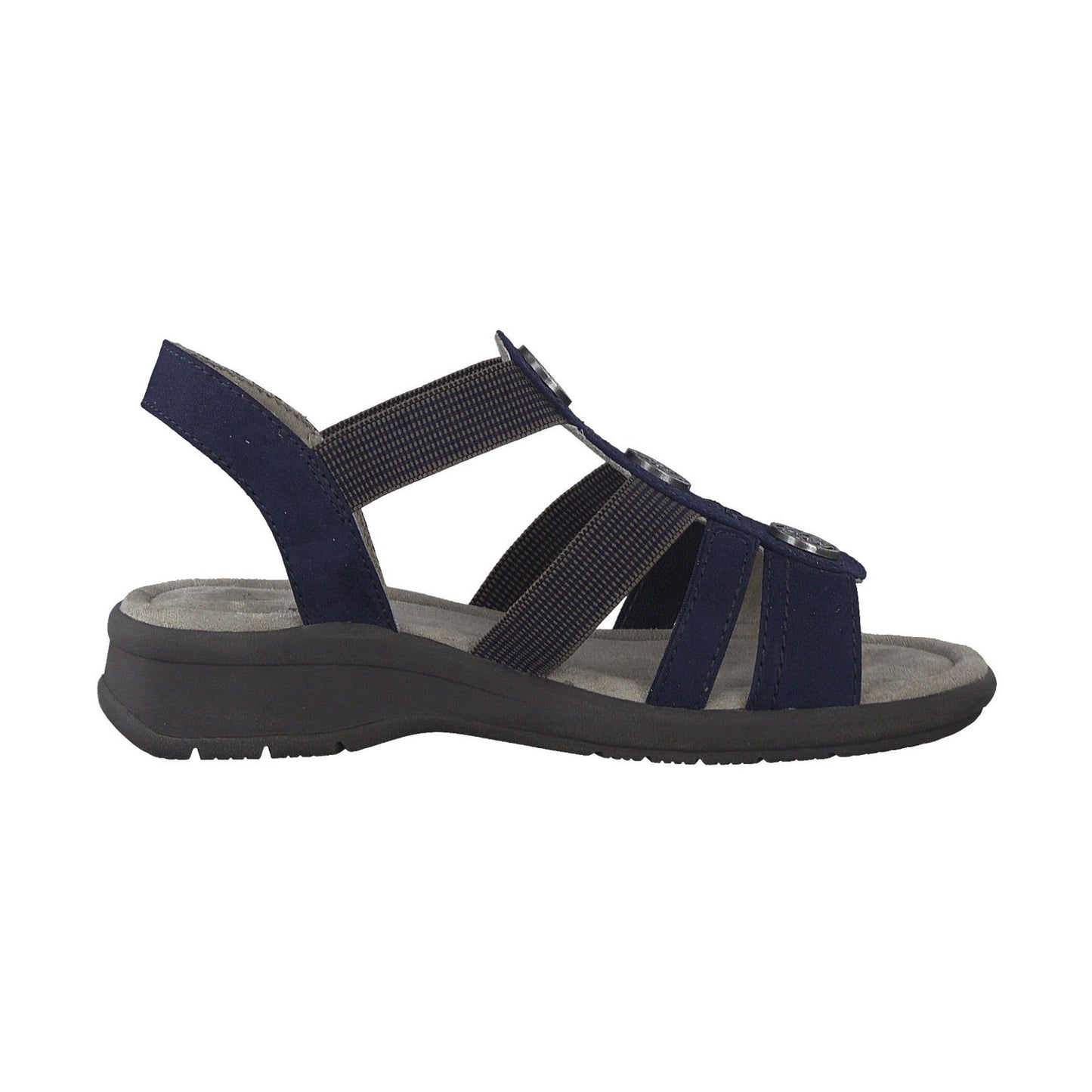 Jana 28165 Navy Slip on Sandal