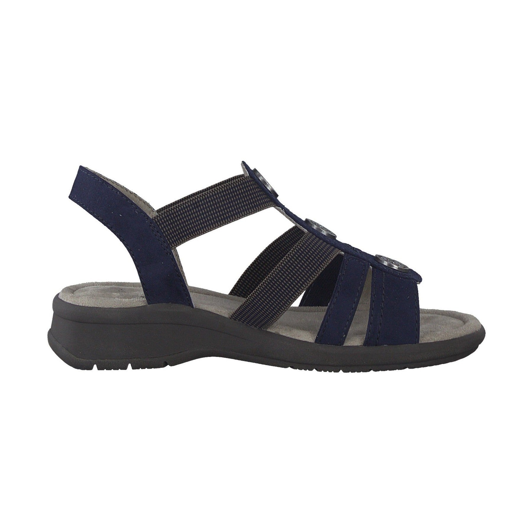 Jana 28165 Navy Slip on Sandal