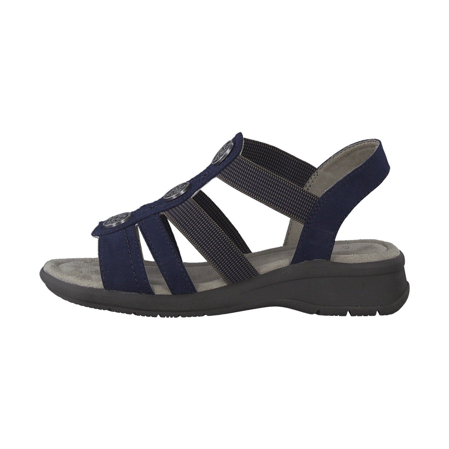 Jana 28165 Navy Slip on Sandal