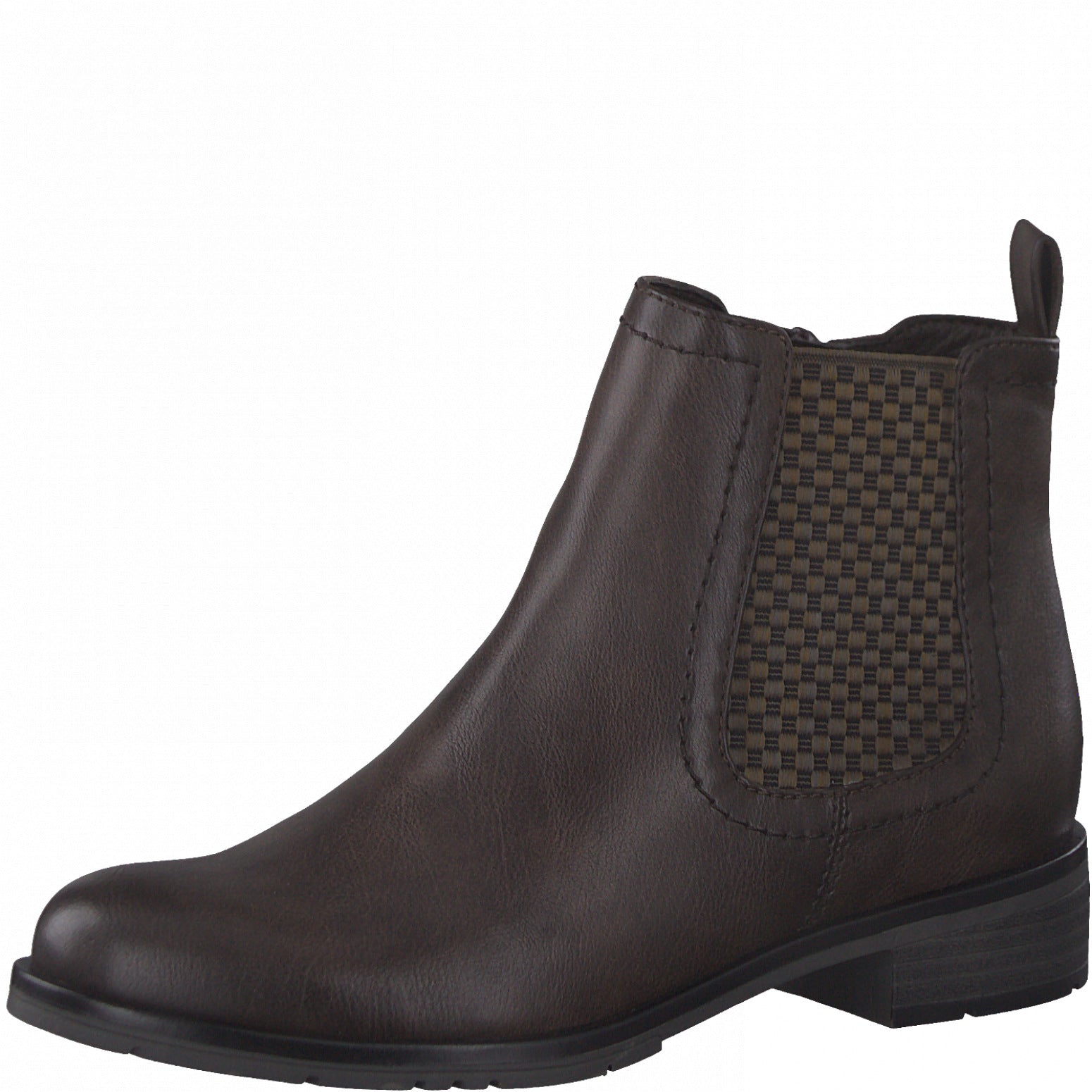 Jana Ankle Boot with Zip 25377 BLACK