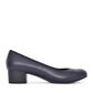 Jana Court Shoe Wide Fitting 22360 NAVY