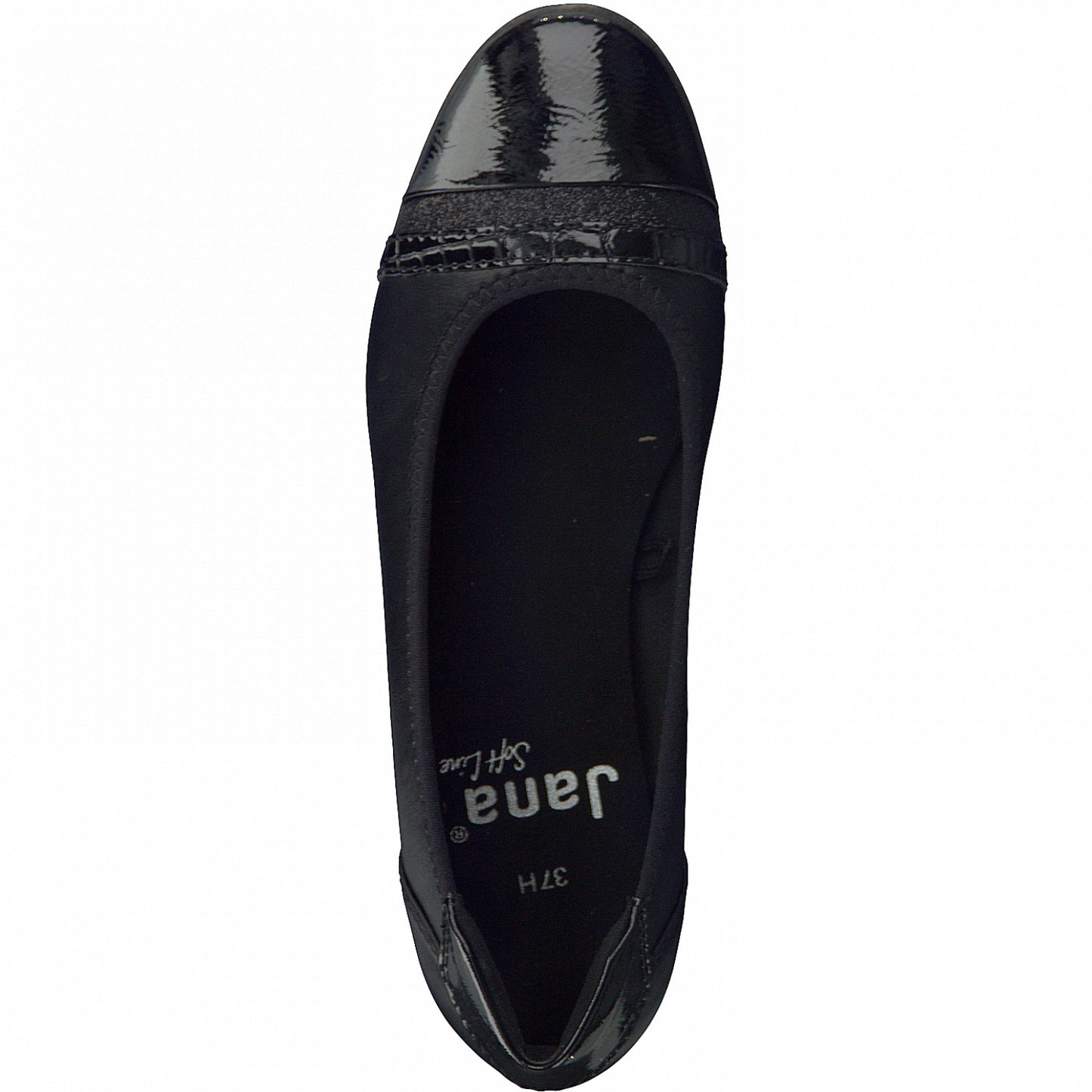 Jana Ballet Flat Shoe 22170 BLACK