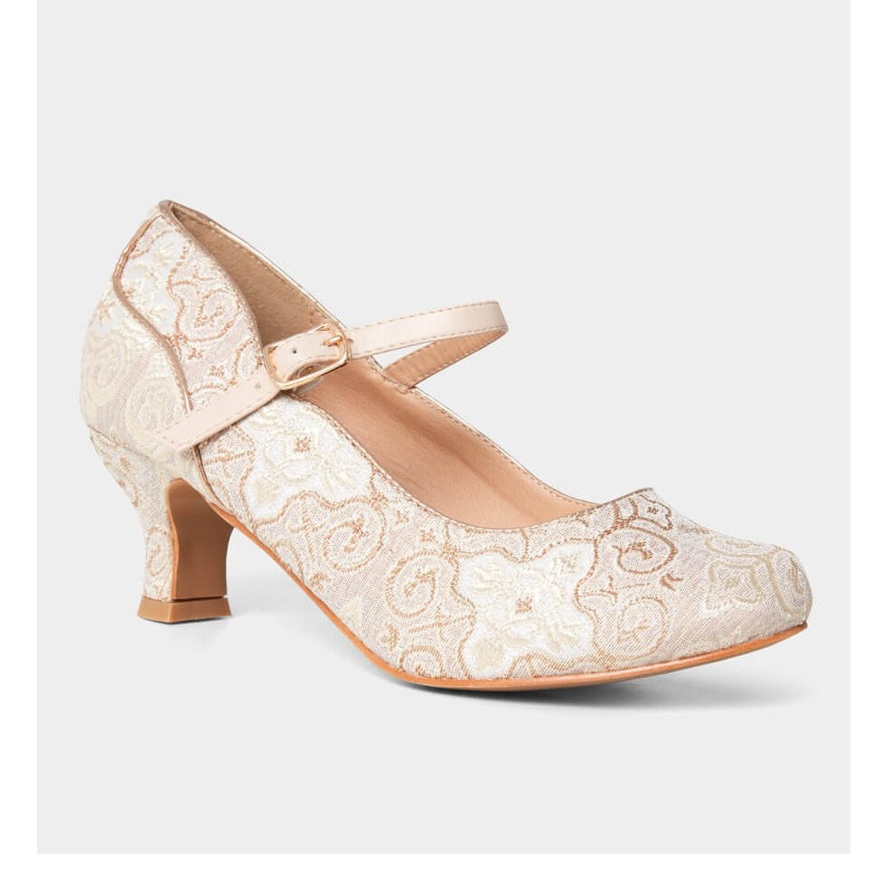 Joe Browns Perfect Moment GOLD Bar Shoes KC286A