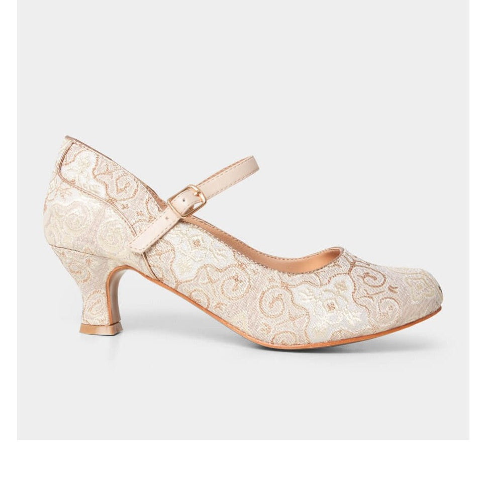 Joe Browns Perfect Moment GOLD Bar Shoes KC286A