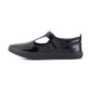 Kicker Junior Girls Karico T Vel Black PAT Leather School Shoe KARICO T VEL