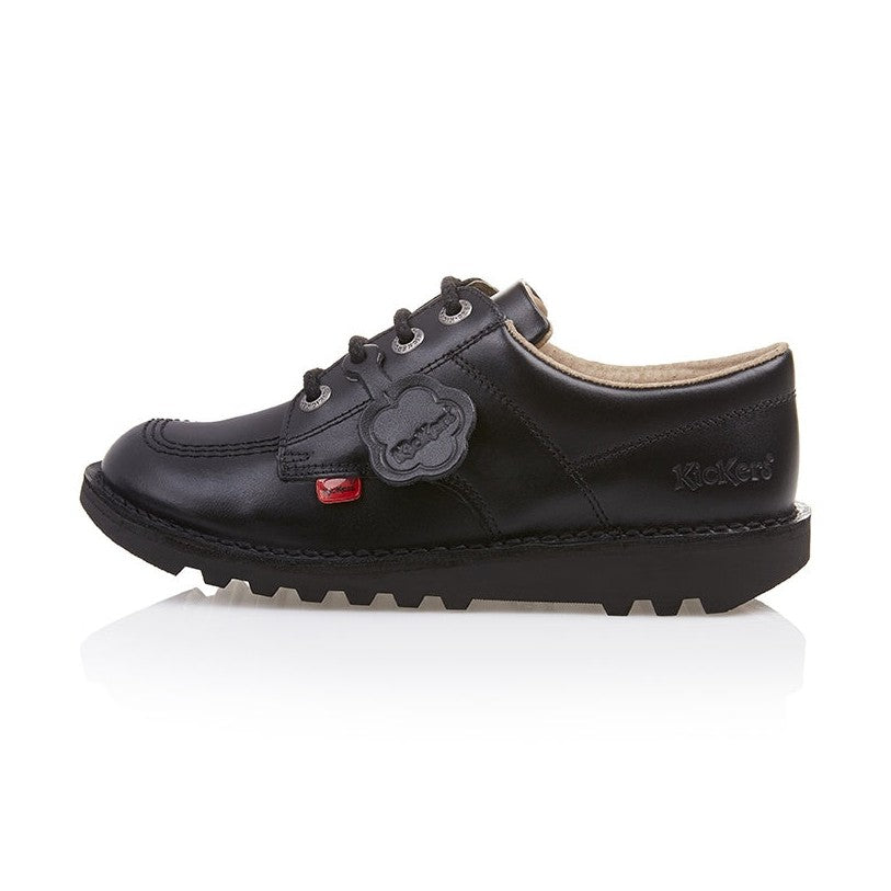Kickers Kick Lo J/Y BLACK Leather Classic Shoe