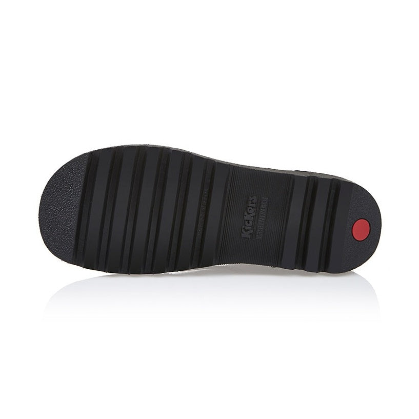 Kickers Kick Lo J/Y BLACK Leather Classic Shoe