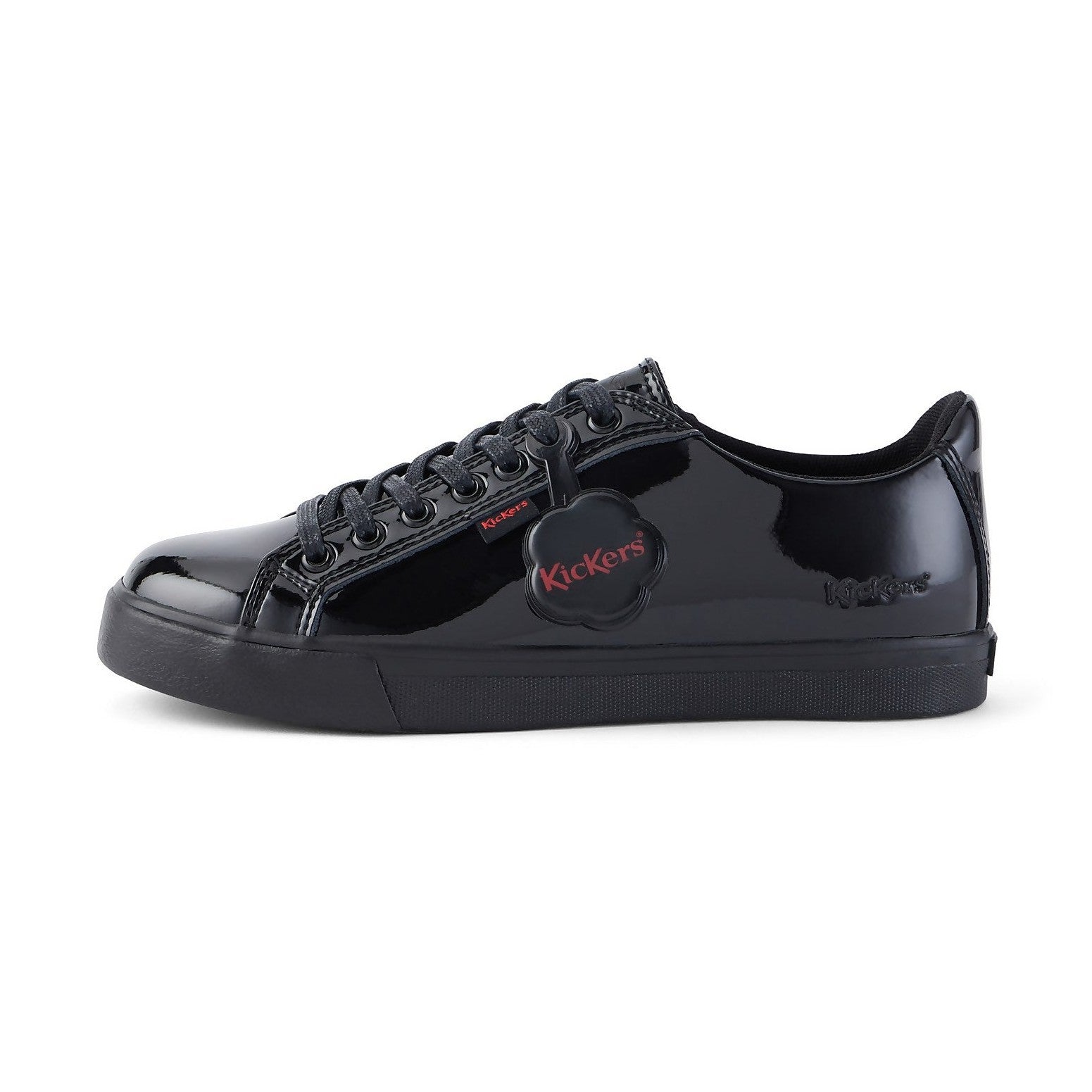 Kickers Tovni Lacer Teen 31-39 BLACK PAT