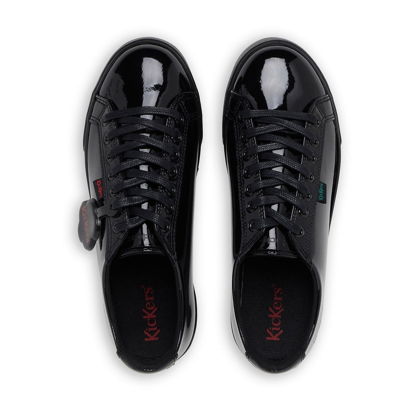 Kickers Tovni Lacer Teen 31-39 BLACK PAT