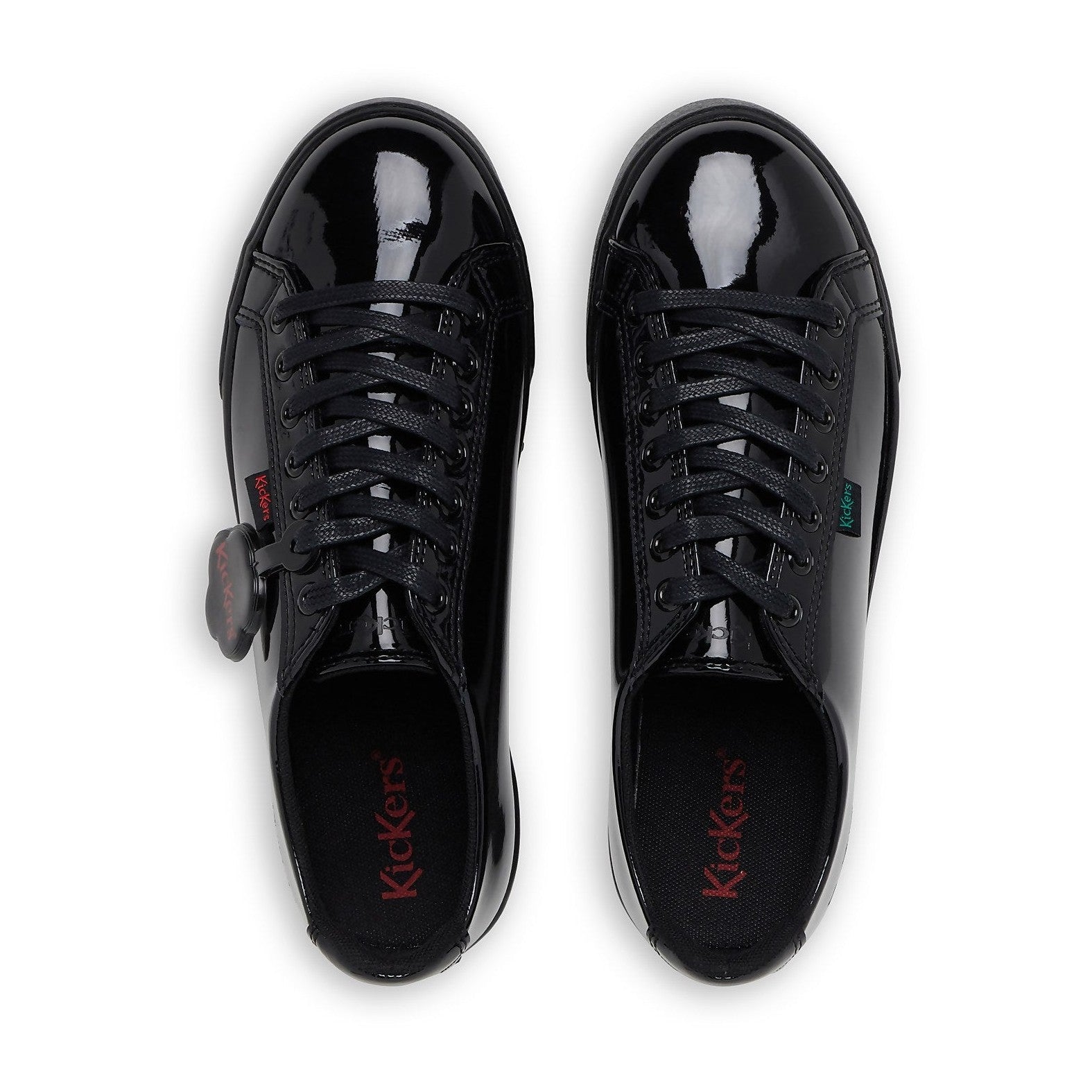 Kickers Tovni Lacer Teen 31-39 BLACK PAT