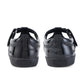 Kicker  Junior Girls Karico T Vel Black PAT Leather School Shoe  KARICO T VEL