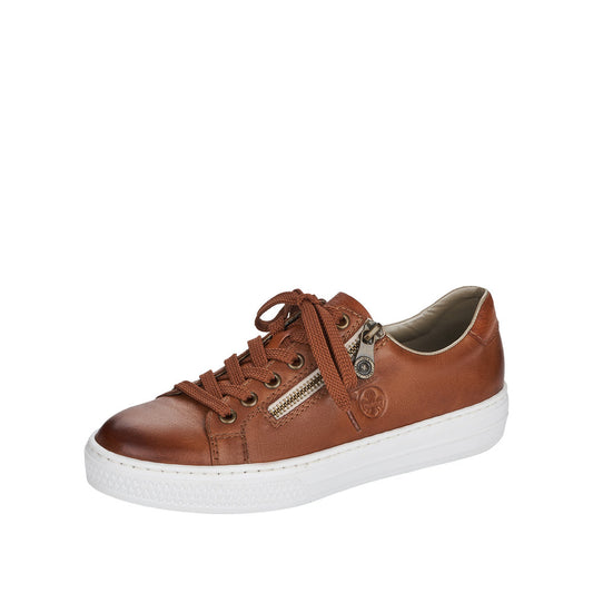 Rieker Lace up shoe with a zip  MUSCAT L59L1-25