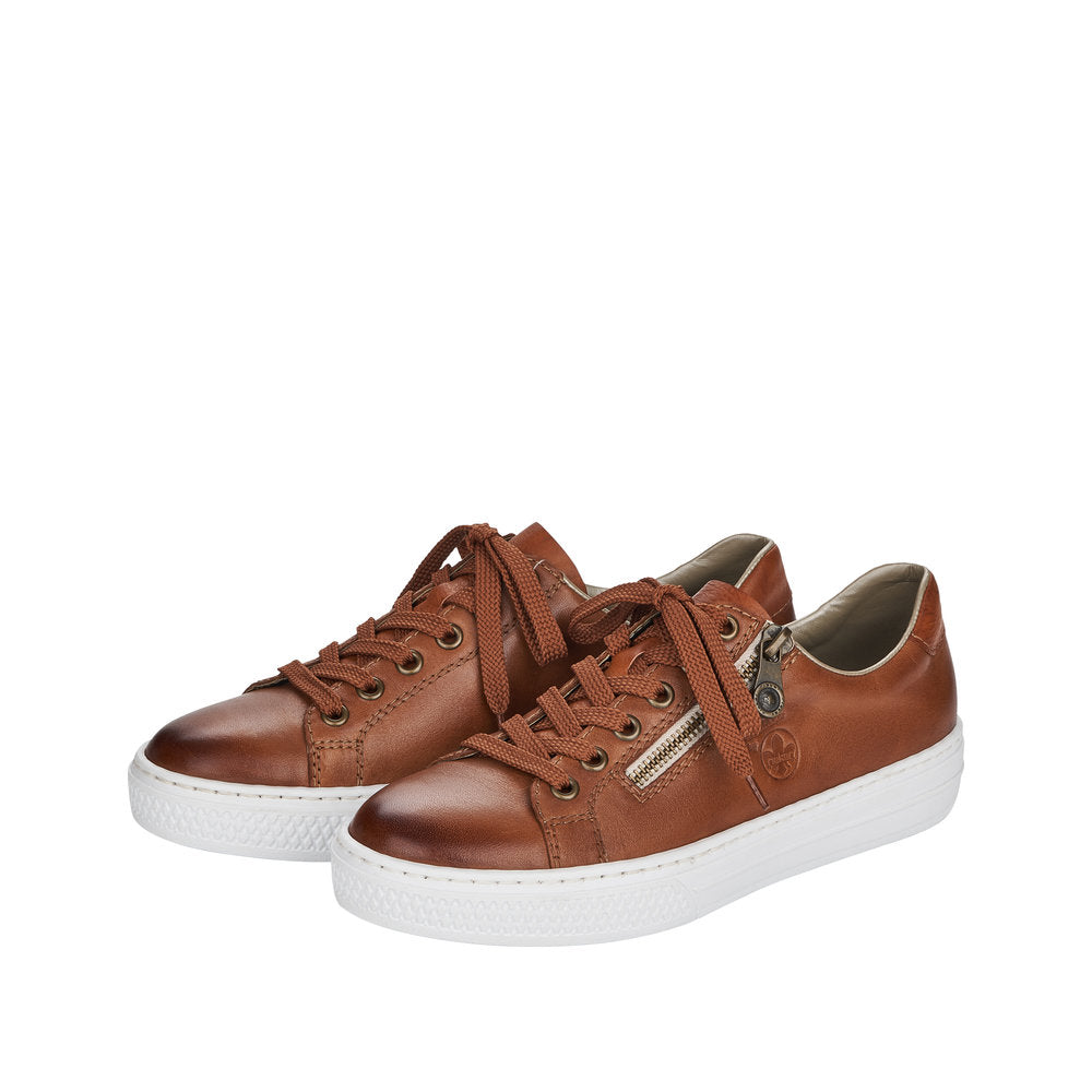 Rieker Lace up shoe with a zip  MUSCAT L59L1-25