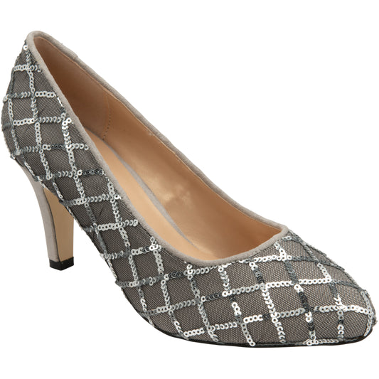 Lotus Occasion Wear Classic Court LUCIA SILVER