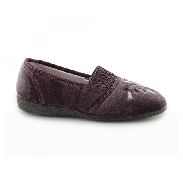 Ladies Slipper by Sleepers Inez in Heather LS792M
