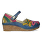 Laura Vita Facscineo 42 JEANS Leather Bar Shoe