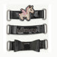 Lelli Kelly LK8100 BLISS F Fitting BLACK PAT unicorn changeable straps