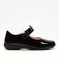 Lelli Kelly 8111 bar shoe F Fitting Maribella BLACK/PAT Mermaid removable trim