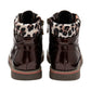 Lotus Ankle Boot Naomi BRONZE and Leopard-Print
