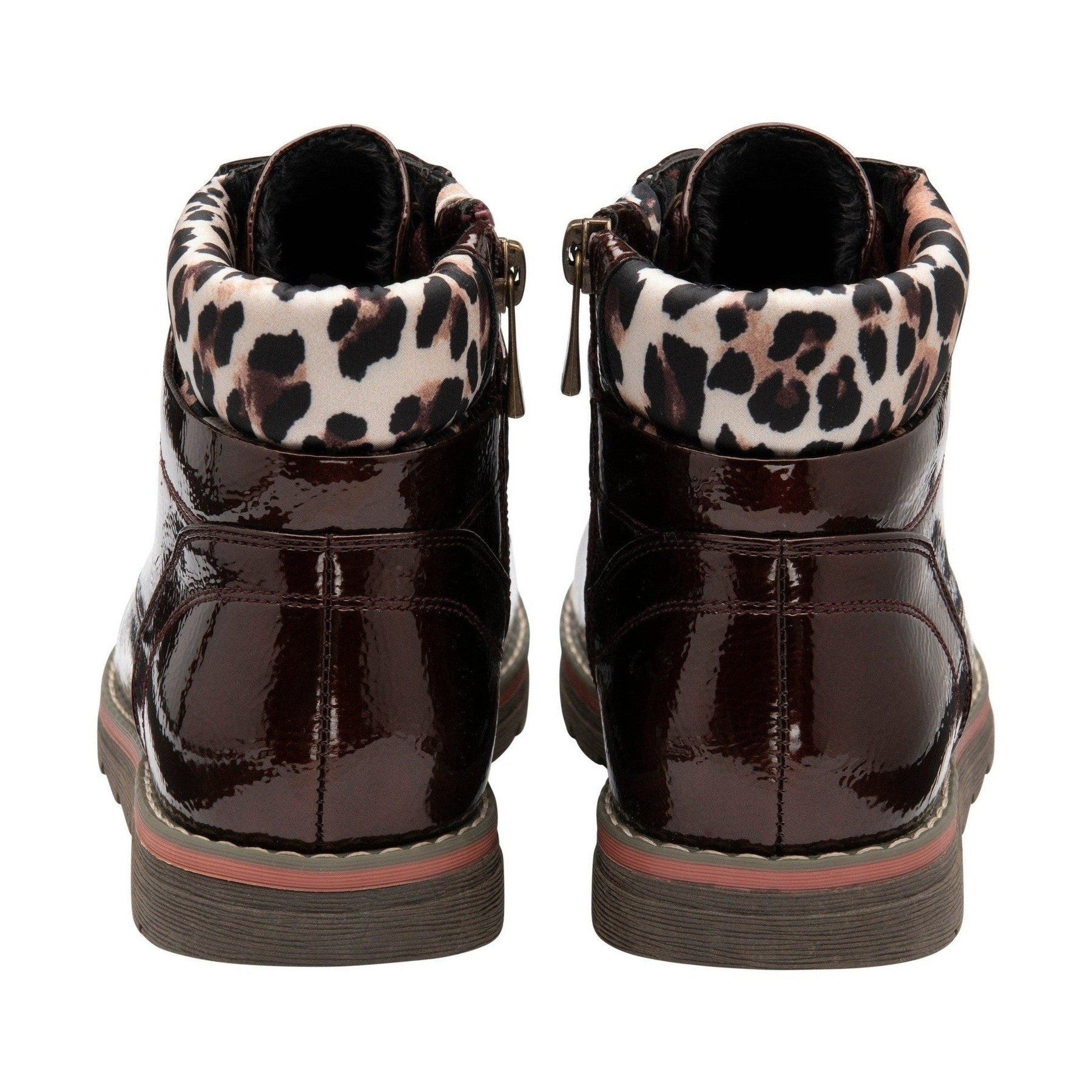 Lotus Ankle Boot Naomi BRONZE and Leopard-Print