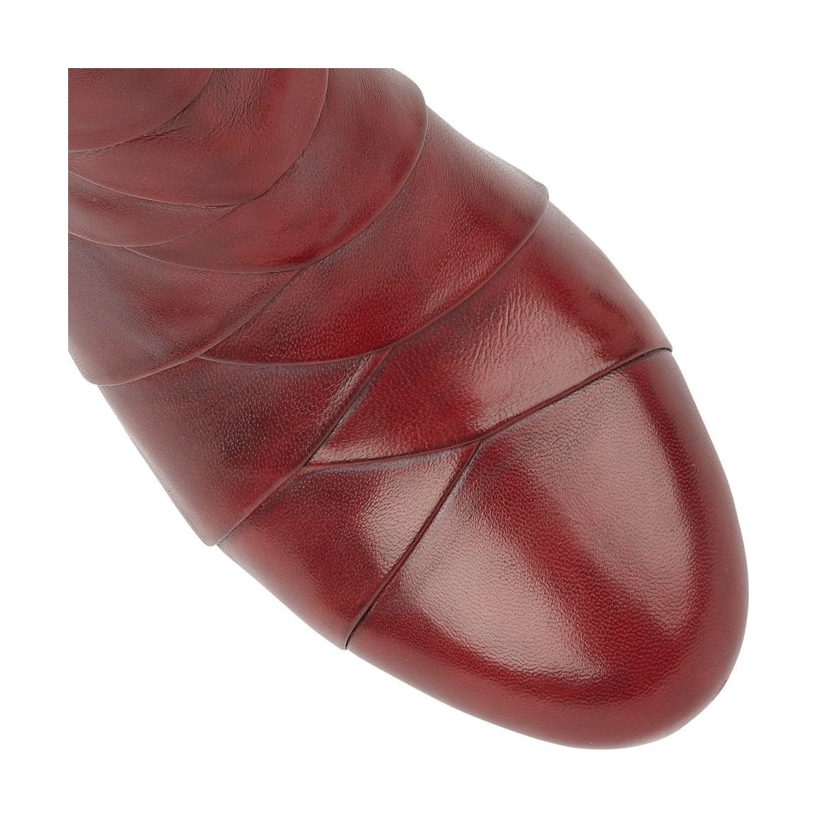 Lotus Ankle Boot Tara Red Leather with Zip