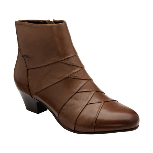 Lotus Ankle Boot Tara TAUPE Leather