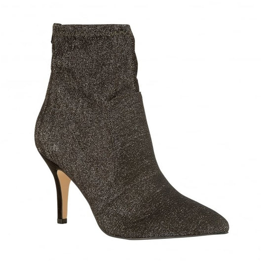 Lotus Ankle Boot Thames PEWTER Stretch Textile