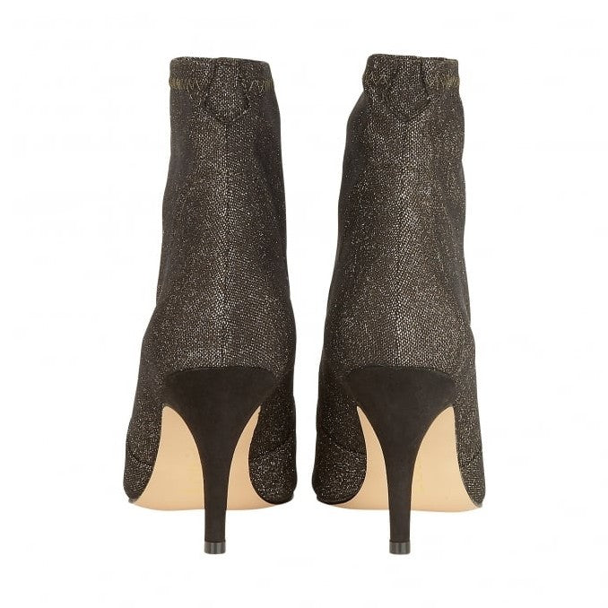 Lotus Ankle Boot Thames PEWTER Stretch Textile