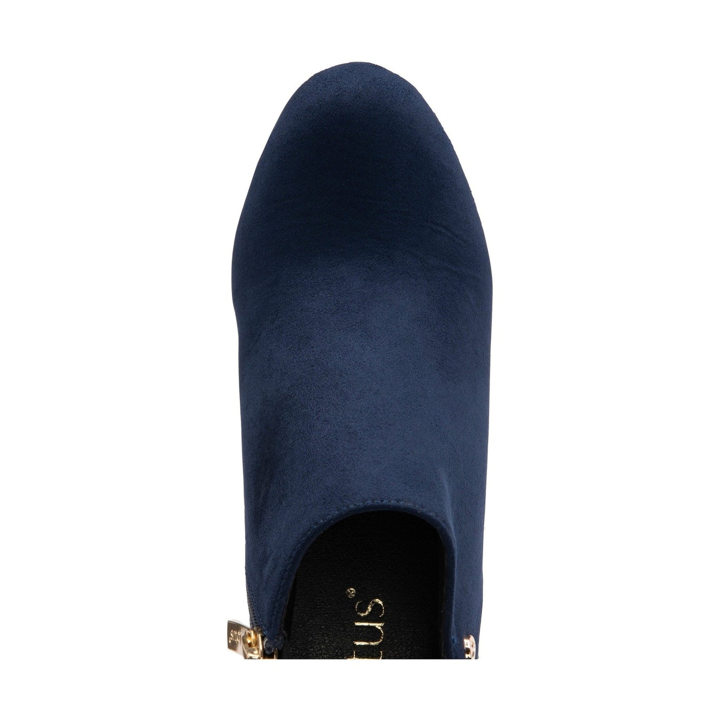 Lotus Ankle Boot/shoe with a Zip RAMONA Navy