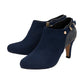 Lotus Ankle Boot/shoe with a Zip RAMONA Navy