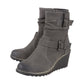 Lotus Ankle Boot with zip Phoebe GREY