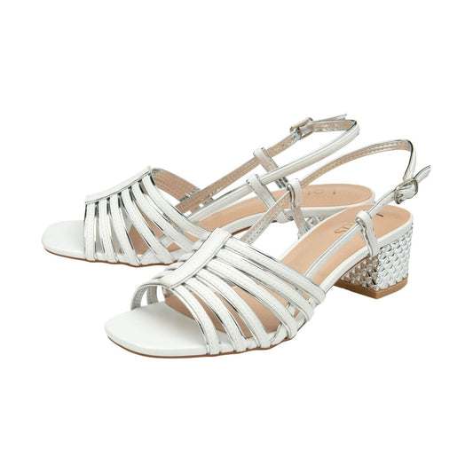 Lotus Classic Occasion Wear Sandal Cheryl WhiteULS305