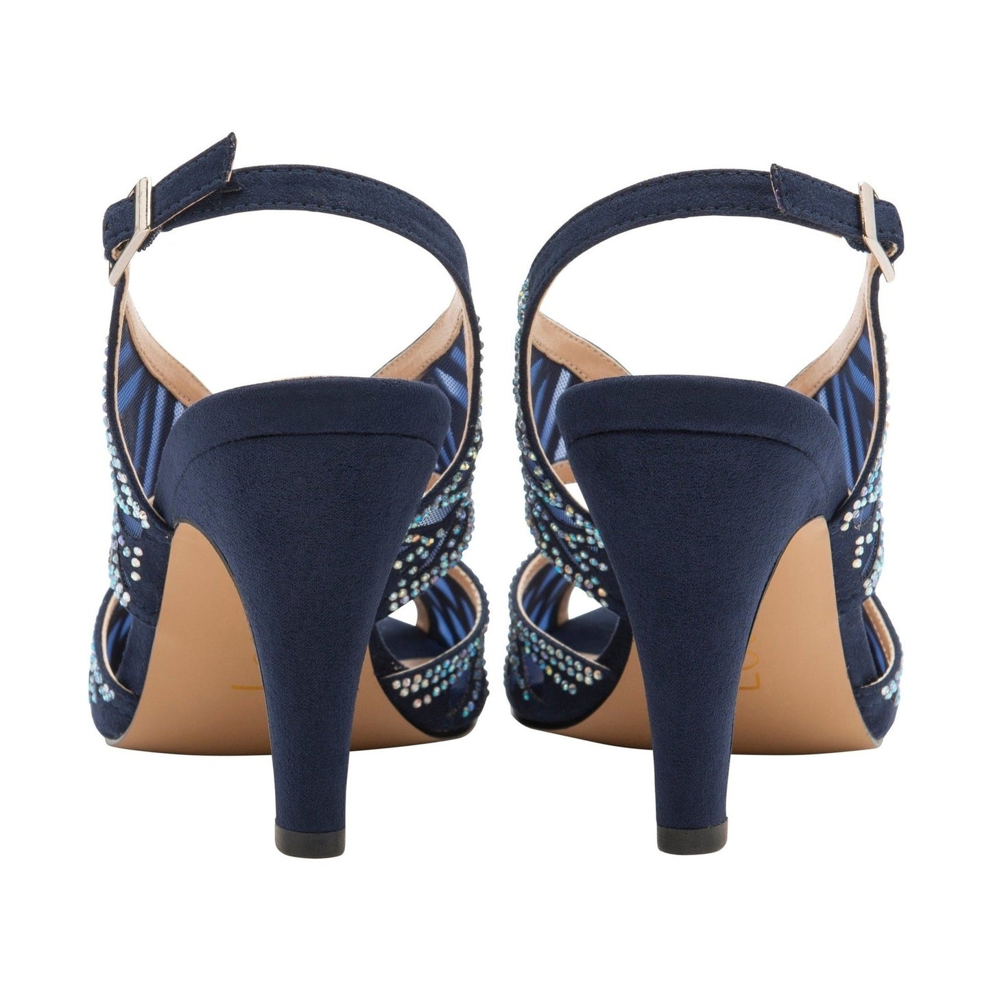 Lotus Classic Occasion Wear Sandal Natalia Navy ULS262